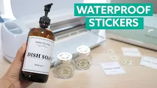 Cricut - Cómo hacer Waterproof Stickers - Pegatinas Impermeables | Laminados