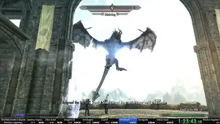 Skyrim legendary difficulty glitchless 1:31:26 speedrun