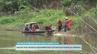 BUSCAS POR CRIANÇAS DESAPARECIDAS CONTAM COM SONAR DA MARINHA   TECNOLOGIA DE PONTA
