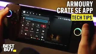 Armoury Crate SE App on the ASUS ROG Xbox Ally X &ndash; Tech Tips from Best Buy