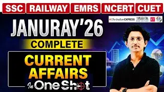 Monthly Current Affairs 2026 | January Month Current Affairs  | By Ravi Sir