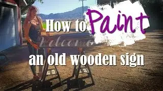 How To Make Custom Rustic Signs (Barnwood)