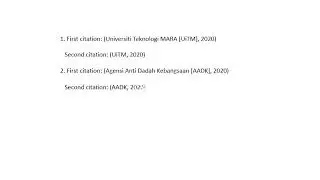 InText Citation Organization as Author