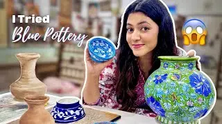 Tried Blue Pottery in Rajasthan 😍 | Shivangi Sah