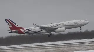RAF - Airbus KC2 Voyager - Landing & Takeoff