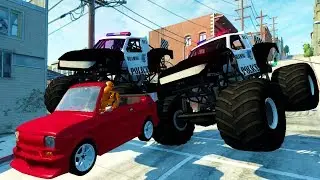 NEW CITY HIGH SPEED POLICE CHASES AND GETAWAYS - BeamNG Drive Crash Test Compilation Gameplay