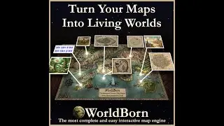 WorldBorn - The Interactive Fantasy Map Tool (trailer)