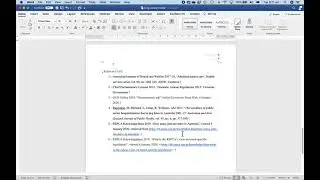 Hanging Indent in Harvard Style Reference Lists