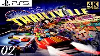 Thrillville (PS5) Let's Play 2 Thrillville Timewarp - No Commentary [4K60fps]