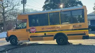 We Transport 2025 Chevy Collins NexBus School Bus 35141 Passing By