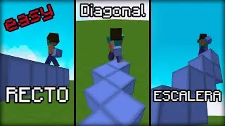 👉TUTORIAL Como Hacer FAST BRIDGE en DIAGONAL RECTO y ESCALERA en MINECRAFT🔥