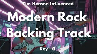 Modern Rock Guitar Backing Track in G Major | Tim Henson Style
