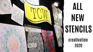 The Crafters Workshop new stencils | Creativation 2020