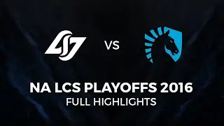 CLG vs Liquid Highlights All Games, Playoffs Quarter final NA LCS Summer 2016, CLG vs TL