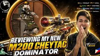 REVIEWING MY NEW M200 CHEYTAC DOMINATOR  | INTENSE GAMEPLAY IN FREE FOR ALL | CROSSFIRE PHILIPPINES