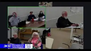Norwich Selectboard Special Meeting 01/21/2026