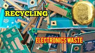 e waste recycling process/gold Recovery ram fingers