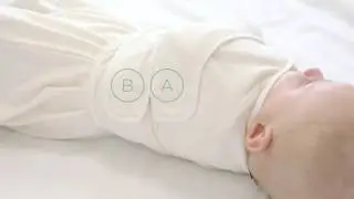 Ergobaby Baby Sleeping Bag + Swaddle Set   How to swaddle arms in or arms out