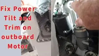 Naprawa mechanizmu Power Tilt Trim w silnikach zaburtowych! Honda Evinrude Mercury Suzuki!
