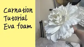 How To Make Carnation Flower From Eva Foam #diy #handmade #flowercraft #flowertutorial