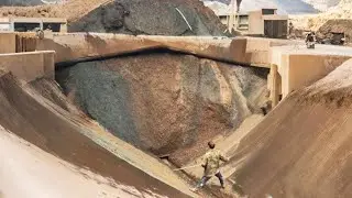 Sand Ship Unloading Error Video + Crew Daily Work! Dangerous Actions, Please Do Not Imitate