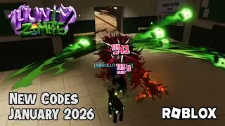 Roblox Hunty Zombie New Codes January 2026