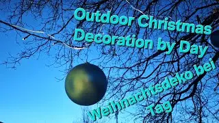 Outdoor Christmas Decoration on a sunny day ❤️🌞 Austria, November 2024
