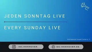 Gottesdienst // Church Service 18.01.2026 [Livestream] Nr 1