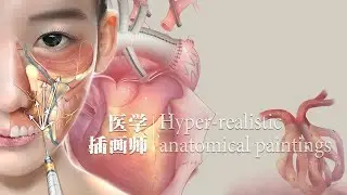 Hyper-realistic anatomical paintings reveal the inner workings of our bodies