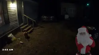 WE CAUGHT SANTA ON CAMERA!!