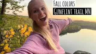 HONEYMOON BLUFF Peak Fall Colors Gunflint Trail MN