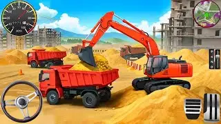 Railroad Builder Simulator 3D - Highway Excavator Construction JCB - Android GamePlay
