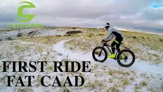 Fresh Snow & First Ride - Cannondale FAT CAAD