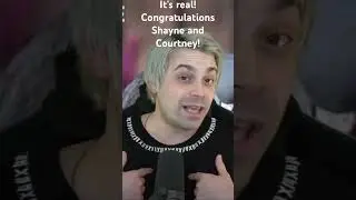 Damien confirms, it&rsquo;s real! Congrats Shayne and Courtney! #smosh #wedding