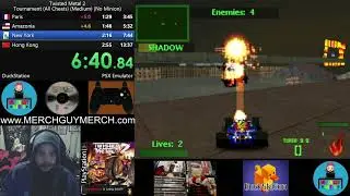 Twisted Metal 2 - Silver Medal Run -  Twister ALL CHEATS% (NO MINION)/Medium - 12m 44.43s