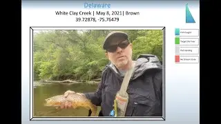 Fly Fishing Road Trip May 2021 White Clay Creek, Delaware