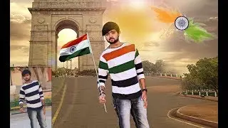 Republic day editing 2018 ||  editing in Photoshop || 26 january special editing|| AV Edit||
