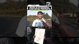 Messi India Tour 2025: Fans await with Portraits as Lionel Messi to visit Hyderabad