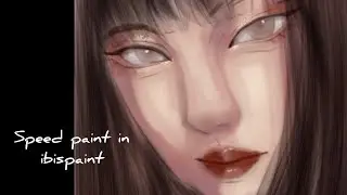 Semi realistic portrait in ibispaint ( speed paint )