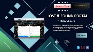 10 - Responsive Report Lost and Found Item Page || Html,CSS