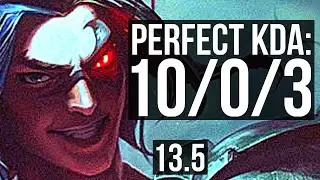 KAYN vs GRAVES (JNG) | 10/0/3, Legendary, 700+ games | KR Master | 13.5