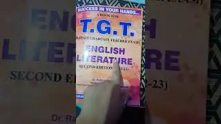 Best book for TGT PGT English. #dsssb #kvs#nvs#htet