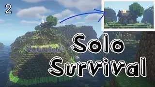 Starter House & Crop Farm | Solo Survival Ep. 2 | Minecraft 1.19 Let's Play
