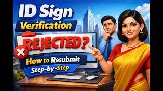 ID Sign Verification Rejected ಆಗಿದೆಯಾ? ಹಂತ ಹಂತವಾಗಿ ಅರ್ಜಿ ಮರುಸಲ್ಲಿಸುವ ವಿಧಾನ | Kannada Guide