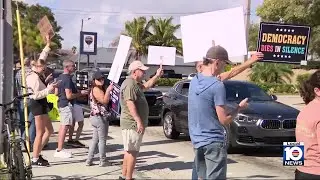 South Florida protesters demand accountability after fatal ICE shooting of Minnesota mother of 3
