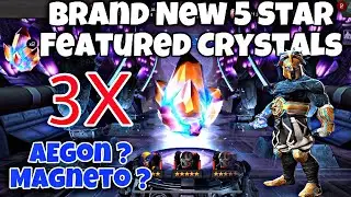 3x 5 Star Featured Crystals Opening | Mcoc