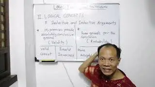 II. F. Deductive and Inductive Arguments