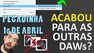 (pegadinha de 1o de Abril) O Reaper agora mixa sozinho por IA
