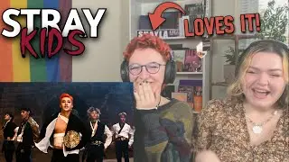 INTRODUCING MY ROOMMATE TO STRAY KIDS PT.2 - THUNDEROUS, HELLEVATOR, N/S, MEGAVERSE MVs
