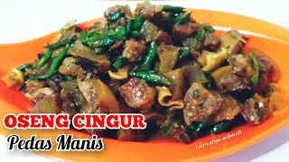 RESEP OSENG CINGUR PEDAS MANIS ||Ide Menu Sahur||